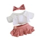 thumbnail image 3 of Ropa de muñeca de peluche de 20 cm, linda moda, bricolaje, figuras de peluche cómodas, conjunto de vestidos. Conjunto de uniforme de muñeca, 3 of 9