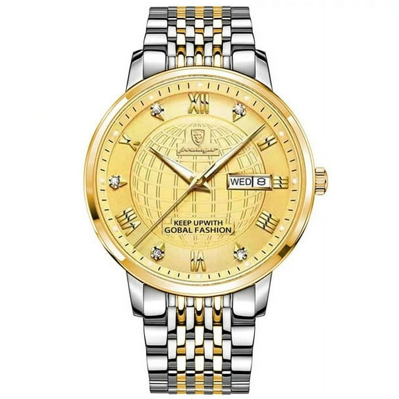 Poedagar 2022 Fashion Watch Men Stainless Steel Top Brand Luxury Waterproof Luminous Wristwatch Mens Watches Sports Quartz Date - Quartz Wristwatches