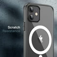 thumbnail image 6 of JETech Magnetic Case for iPhone 12/12 Pro 6.1-Inch Compatible with MagSafe Wireless Charging, Shockproof Phone Bumper Cover, Anti-Scratch Clear Back (Black), 6 of 7