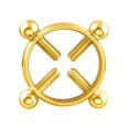 thumbnail image 1 of SIfdSeng Stainless Steel Zircon Jewelry Nipple Rings Non Piercing Clamp on for And, 1 of 4