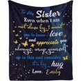 thumbnail image 1 of LHSHID to My Sister Blanket Best Sister Birthday Gifts for Women to My Sister Blanket Bestie Sister Teen Girls Birthday Gift for Best Sister Ever, 1 of 5