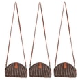thumbnail image 1 of Bolso bandolera de paja para mujer, bolso de hombro de paja con rayas de vid, bolso de playa tejido a mano para verano, 1 of 6