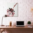 thumbnail image 2 of Stupell Industries Makeup Nail Polish Brush Drip Pink Fashion Design Canvas Wall Art by Ziwei Li, 2 of 6