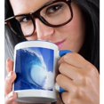 thumbnail image 2 of 3drose, Wave the Big One, 11oz Two-tone Blue Mug, 2 of 6