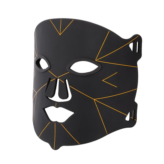 QJUHUNG Rechargeable 7-Color LED Facial Mask With Soft Silicone - USB Powered Remote Control Included - Perfect Gift For Skin Care Enthusiasts Valentine‘S Day
