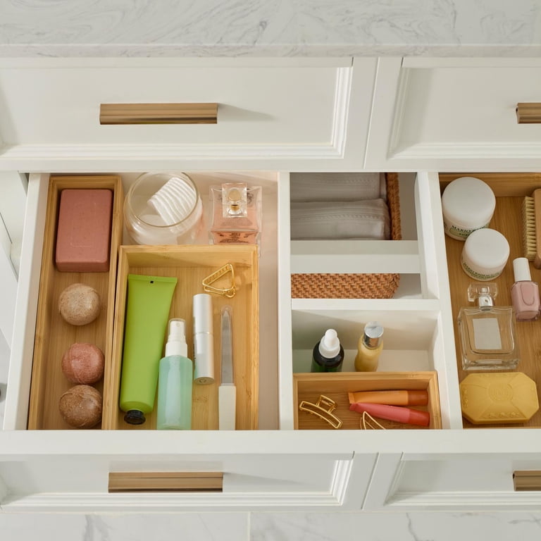Better Homes & Gardens Bamboo Drawer Organizer, 5-Piece Set photo 7