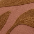 thumbnail image 4 of Bouclair Terracotta Embroidered Leaf Lumbar Cushion, 4 of 4