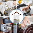 thumbnail image 3 of Gray Gold Marble Kitchen Towels Set of 3, Water Absorbent Dish Towel, Modern Abstract Marble Crack Texture Decorative Hand Towels - Quick Drying Cloth for Cooking Baking, 18x28 Inch, 3 of 8