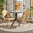 thumbnail image 2 of Safavieh Torino Metal Outdoor Dining Side Chairs - Set of 2, Natural Wash, 2 of 13