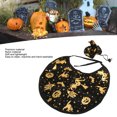 thumbnail image 3 of Cat Costumes, Innovative Adjustable Pumpkin Print Cat Dog Wizard Hat Cloak Set  For Photo Props, 3 of 8