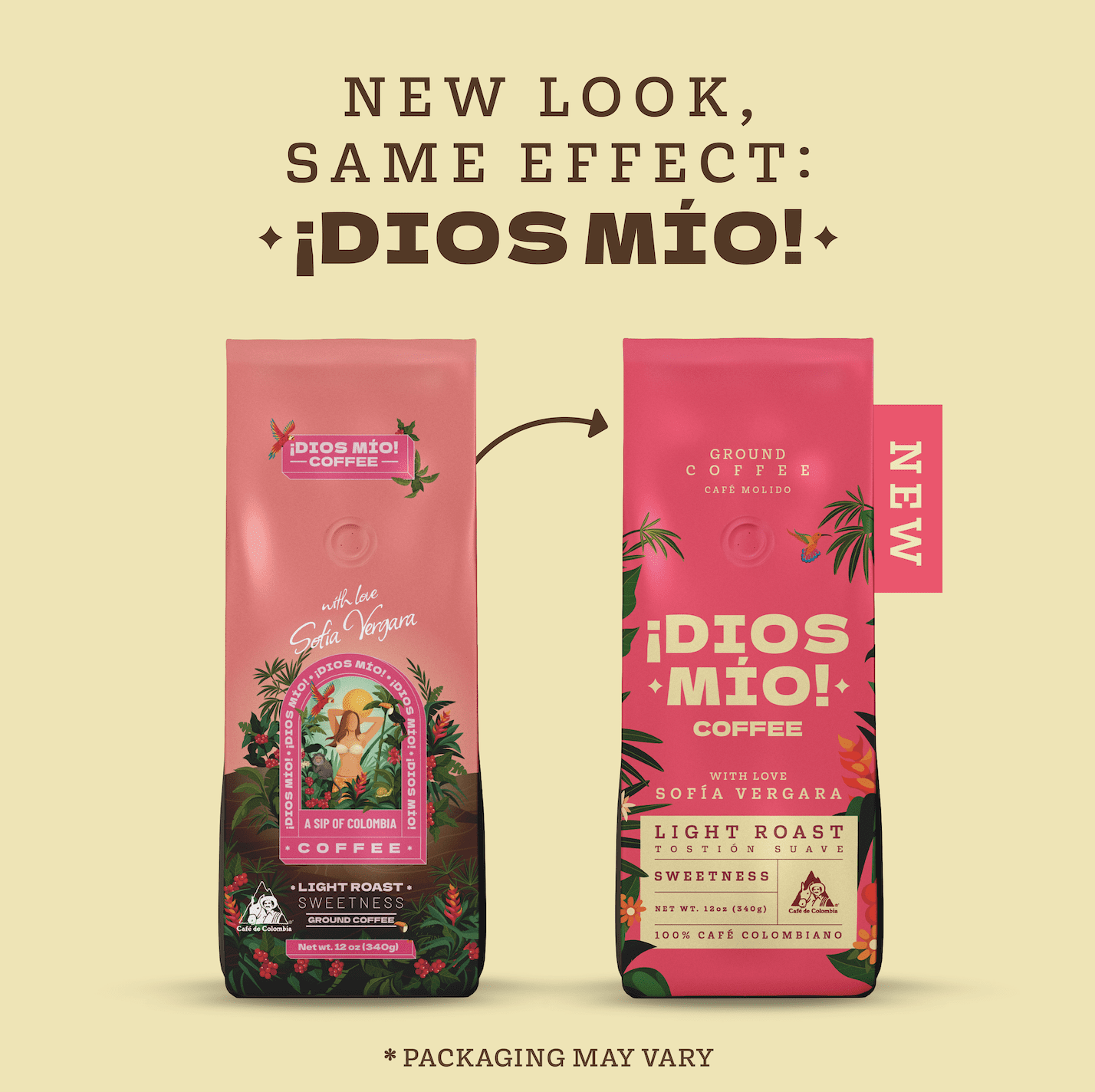 Dios Mio, Ground Colombian Coffee, 12oz, Light Roast - Walmart.com