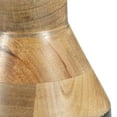 thumbnail image 2 of Sagebrook Home Modern Neutral Mango Wood Brown/Black Cylinder Tone Natural Vase, 2 of 8