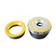 thumbnail image 1 of Accesorio de reemplazo para entrenamiento de ejercicios de fitness, tapa de extremo de mango de aluminio Anillo amarillo, 1 of 9