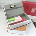 thumbnail image 4 of kurtrusly Secure Storage Solution Security Safe Box For Valuables Compact Metal Password Safe Box Book Safe Safes Durable Black-Password M-24.5*15.5*5.5cm, 4 of 6