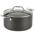 thumbnail image 1 of All-Clad Hard Anodized Stock Pot with Glass Lid, 6.6 L (7 qt.), 1 of 1