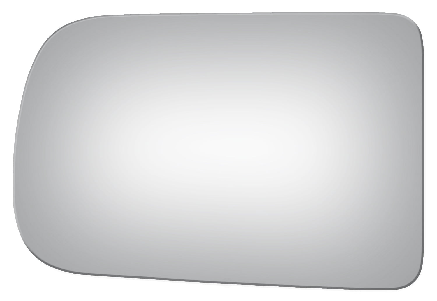 Burco Side View Mirror Replacement Glass - Clear Glass - 2855