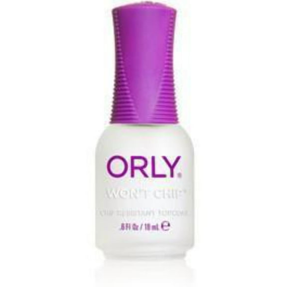 Won't Chip Chip Resistant Topcoat by Orly for Women - 0.6 oz Nail Polish