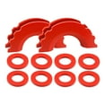 thumbnail image 2 of D Shackle Isolator Durable with Washers for Auto Truck Accessories Red, 2 of 8