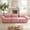 Pink, variant on 115" Plush Big Sofa, Soft Couch with Modular Design, Furniture Couch with Non-slip Base for Home Theater, DARK GREY