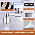 thumbnail image 1 of Bigsale! 1080 Faucet Extender Big Angle Spray Aerator 1080 Degree Rotation Anti-Corrosion And Anti-Rust Sturdy Copper Faucets, 1 of 5