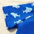 thumbnail image 5 of 1-5T Toddler Baby Boys' Rash Guard Set - 2 Piece UPF 50+ Swim Trunks and Short Sleeve Swim Shirt, 5 of 9
