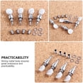 thumbnail image 3 of Niceauty 4Set Banjo Accessories Part Silver for Musicians Performance, 3 of 8