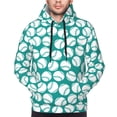 thumbnail image 4 of Hoodies for Men - green baseball Long Sleeve Comfrt Men'S Fashion Hoodies & Sweatshirts, Sweatshirts for Men Hoodies Pullover Clothing Clothes with Pouch, 4 of 7