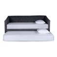 thumbnail image 2 of Cama Doble De Velvet Gris Oxford No Incluye Colchones Modelo Nigari, 2 of 8