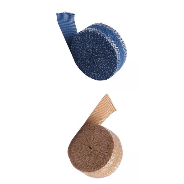 2 piezas de cinta de poliéster para dobladillo, rollo de cinta de fusión de tela, cinta de acortamiento para pantalones, cinta de hierro para dobladillo para pantalones, ropa, Beige Macarena Hierro en cintas de dobladillo