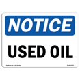 thumbnail image 1 of SignMission OS-NS-P-1824-L-16793 OSHA Notice Sign - Used Oil, 1 of 1