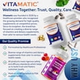 thumbnail image 4 of Vitamatic L-Glutamine 1000 mg Per Serving, 180 Vegetarian Capsules, Non-GMO, Gluten Free, Amino Acid Supplement, Made in the USA, 4 of 9