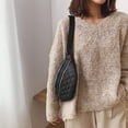 thumbnail image 1 of Bolso Riñonera a la moda para el pecho, riñonera para mujer, riñonera de cuero PU para teléfono, 1 of 9