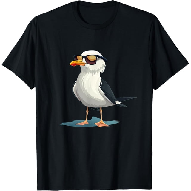 Disfraz de gaviota con gafas de sol para verano y aves marinas