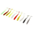 thumbnail image 2 of Almencla 10 Pièces Réaliste Doux T-Queue vers de Pêche Leurres Grub Jig Tête Appâts, 2 of 8