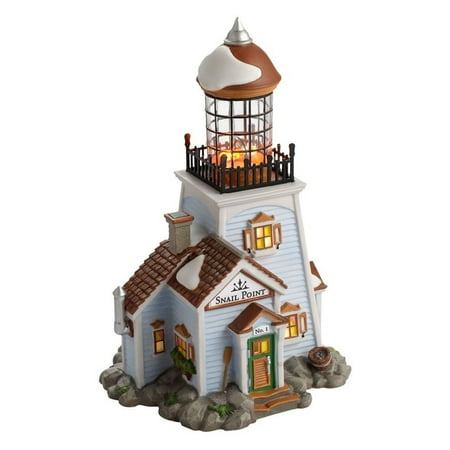 Dept 56 New England Village Snail Point Lighthouse 4020199 (Best Villages In England)