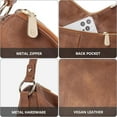 thumbnail image 5 of Purses for Women Vegan Leather Shoulder Bag Designer Ladies Hobo Handbags Pocketbooks, 5 of 8