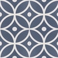 thumbnail image 3 of The Tile Life Circa 8" x 8" Bergen Azul Geometric Pattern Matte Porcelain Tile Sample, 1 Piece, 3 of 11