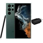 Open Box Samsung Galaxy S22 Ultra 5G SM-S908U1 256GB Green (US Model) - Factory Unlocked Cell Phone