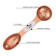thumbnail image 5 of 5 piezas de acero inoxidable cucharas medidoras de doble cabezal juego de cucharas medidoras de cocina para hornear Chef panadería Gadget GeweYeeli LF000220-04, 5 of 7