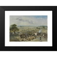 thumbnail image 2 of William Simpson 14x11 Black Modern Framed Museum Art Print Titled - The Governor-General's and Commander-In-Chief's Camp at Jalandhar, 1 Febuary 1860 (1860), 2 of 5