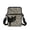 Black Cat Zebra Stripe, variant on Chririnla Haiti Beach Scene Crossbody Purse Stretch Polyester Crossbody Wallet for Women, Lightweight Portable Crossbody Bag