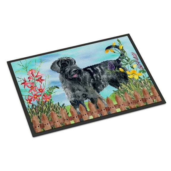 Giant Schnauzer Spring Door Mat