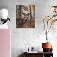 thumbnail image 3 of Sikiie American Wildlife Deer Forest Print Canvas Decorative Hanging Painting, Anti-shrinkage Hanging Frame, Suitable for Home, Office Wall Decorations, 3 of 6