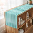 thumbnail image 6 of Table Runners 90 Inches Long Dress Scarves, Turquoise Farmhouse Coffee/Dining/Kitchen Table Runner for Living Room, Modern Abstract Art Ombre Striped 13x90 Inch, 6 of 9