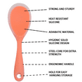 thumbnail image 3 of Silicone Rice Paddle Spoon Non Stick Heat Resistant Kitchen Gadge Rice Spoon,Rice Scooper, 3 of 5