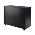thumbnail image 6 of Halifax Storage Cabinet, 2 Door & 4 Drawer, Mobile Organizer, Black Wood, Home Office & Garage, 26.3"H x 32.1"W x 15.9"D, 6 of 9