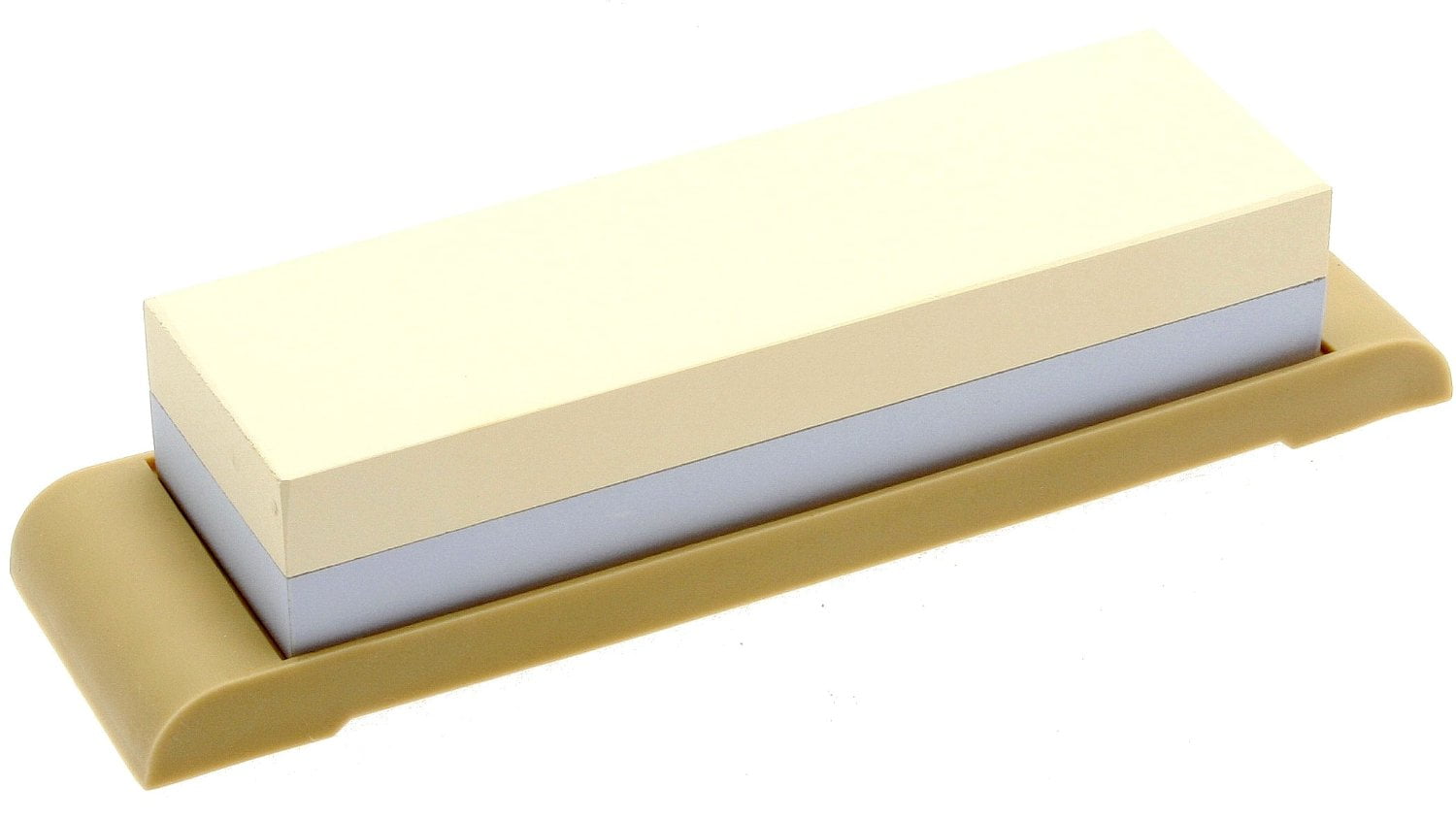 Suehiro Japanese Sharpening Stone, Dual-sided #1000 and #3000 Grit with Rubber Base,... by