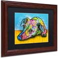 thumbnail image 2 of Trademark Fine Art "I'm Waiting" Canvas Art by Dean Russo, Black Matte, Wood Frame, 2 of 4