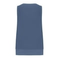 thumbnail image 3 of Knit Tank Tops For Women Neck Sleeveless Tanks Summer Loose Fit Trendy Casual Tee Shirts Soft Basic Vest Sheer Top Women Flare 1975 Crop Top 90s Top Women Camisole Women Stretch L 2xl Womens Tops plus, 3 of 5