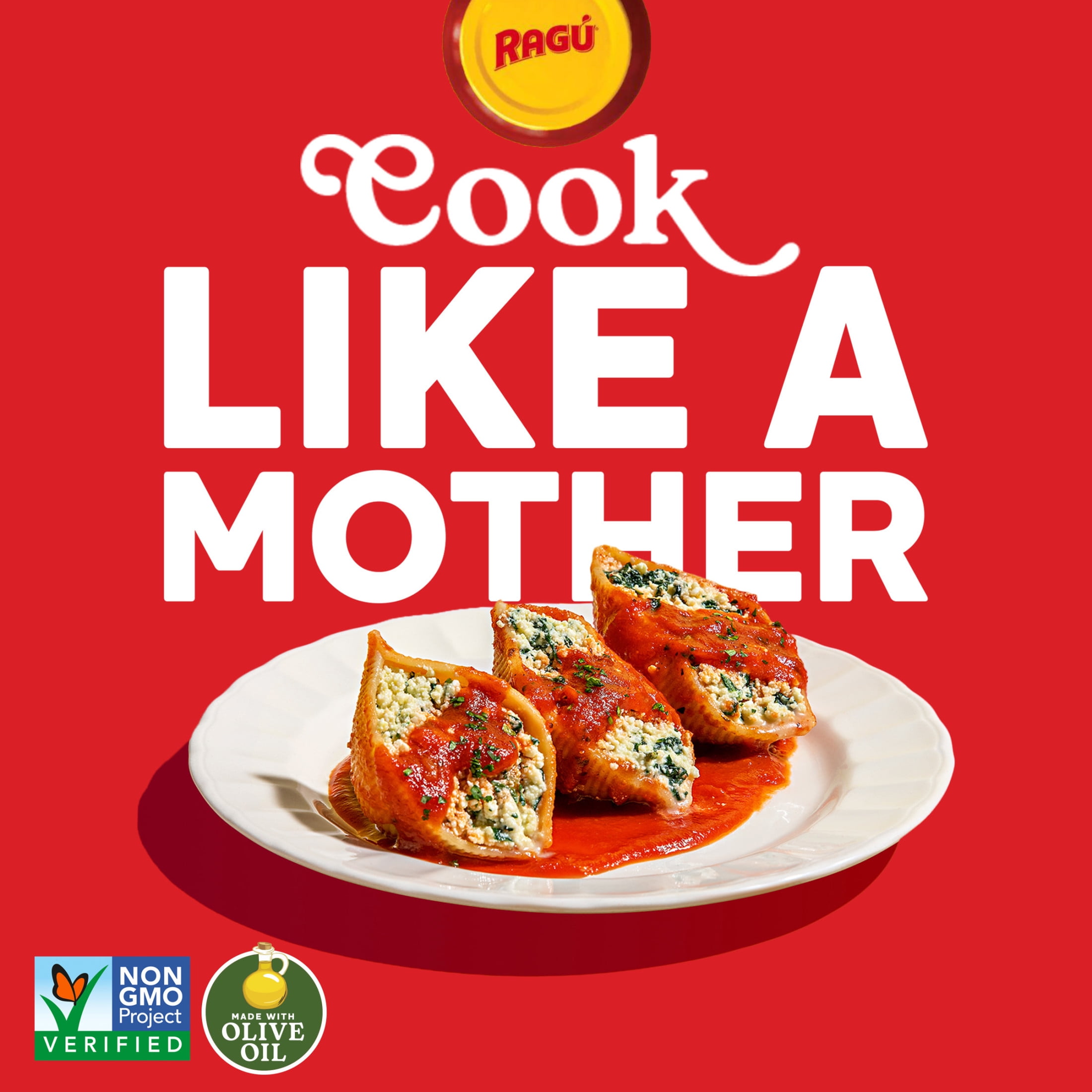 (6 pack) RAGU Chunky Sauteed Onion and Garlic Pasta Sauce, 24 oz